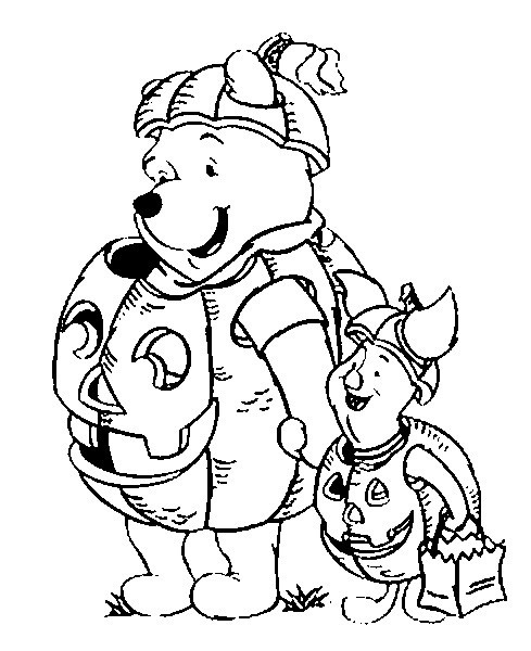 disney halloween coloring pages with