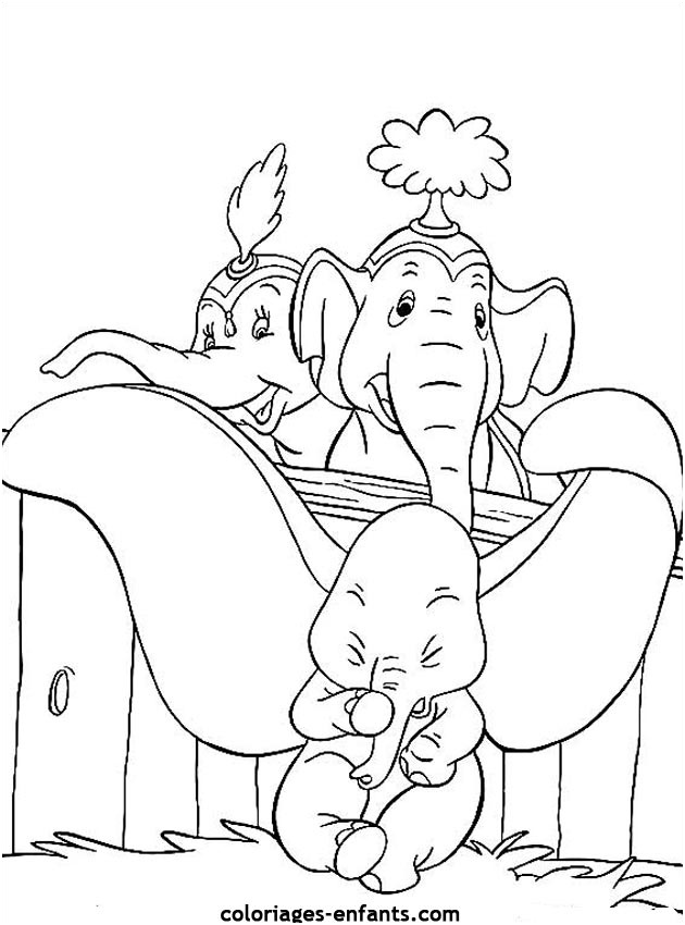 dessin a colorier elephant d inde