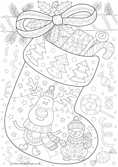 winter coloring pages for children