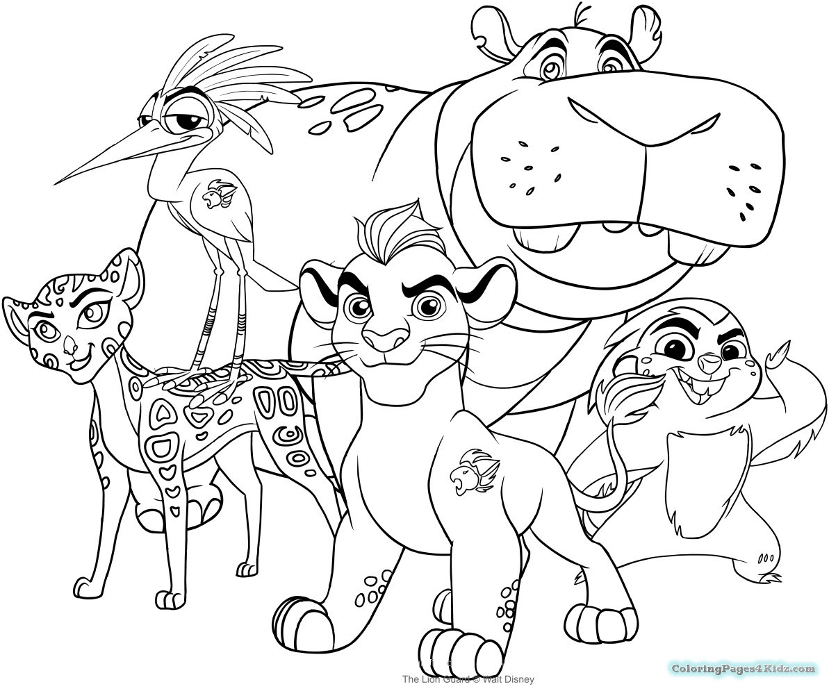 the lion guard coloring pages 1033