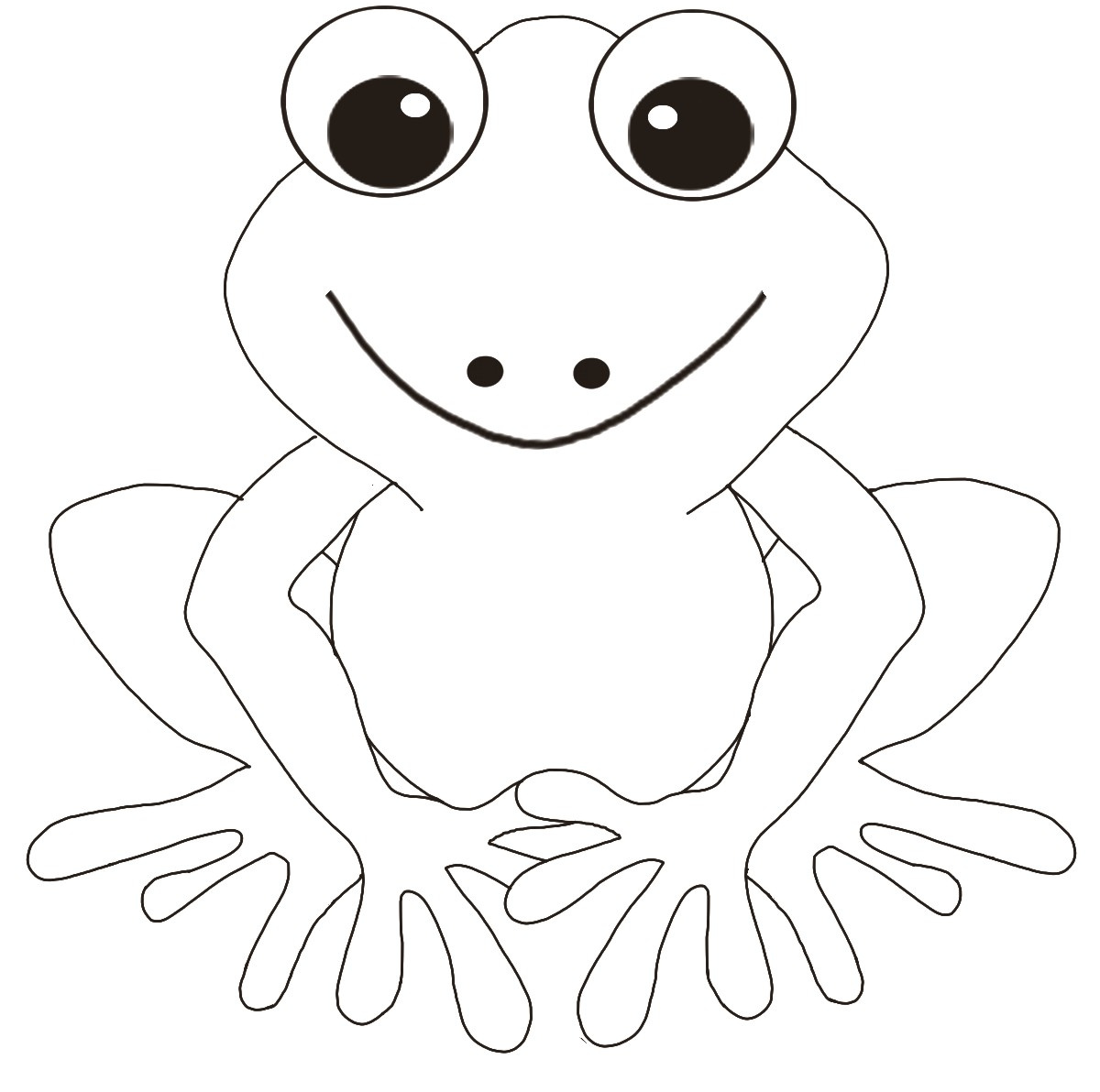 frog coloring pages
