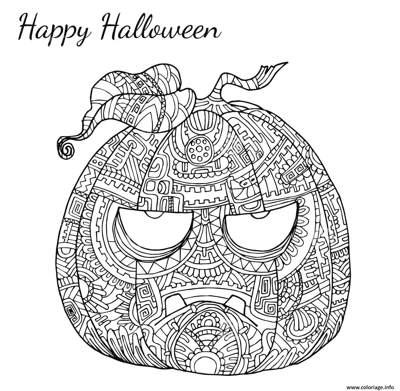 coloriage halloween adulte imprimer avec adulte tatouage calavera et dessin halloween qui fait peur 14 2416x1736px dessin halloween qui fait peur