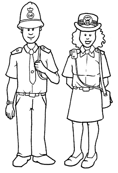 police man and woman