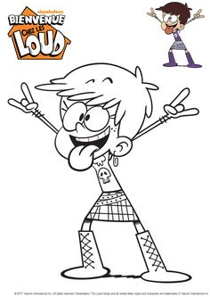 the loud house coloring pages