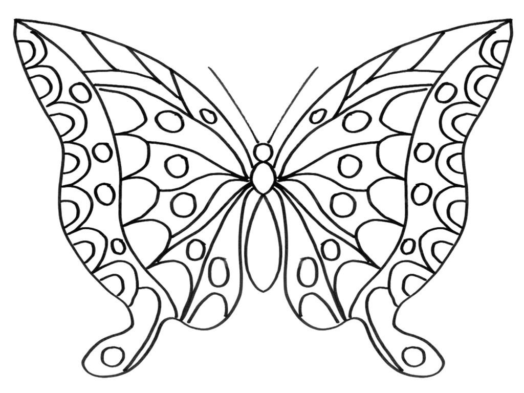 disegni di farfalle da colorare