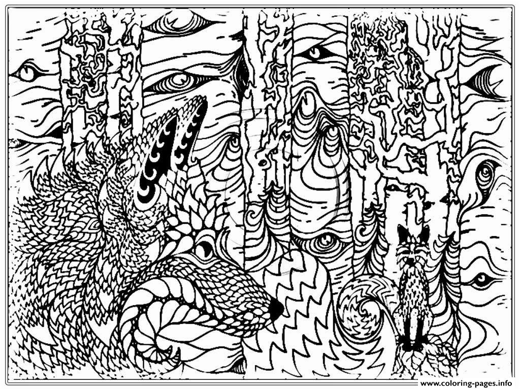 Werewolf Coloring Pages For Adults part 1