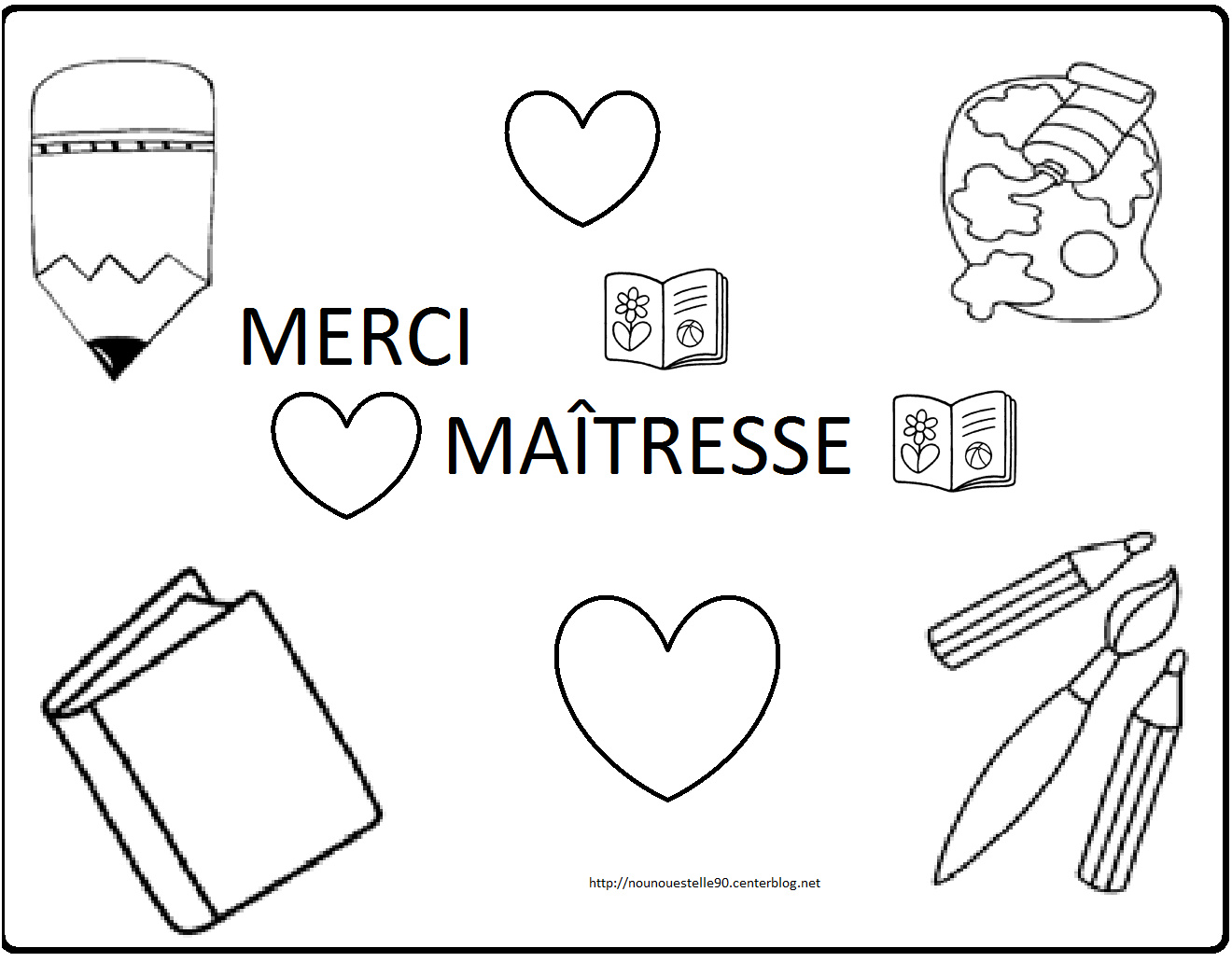 rub coloriages pour maitresse