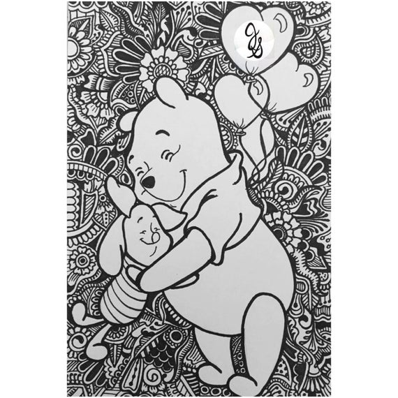 pooh bear and friends design