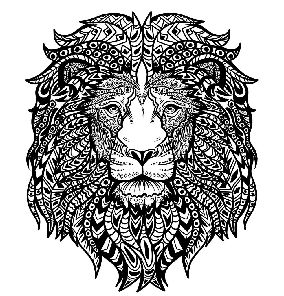 mandala lion