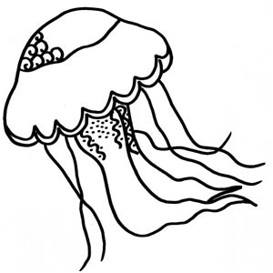 coloriage meduse
