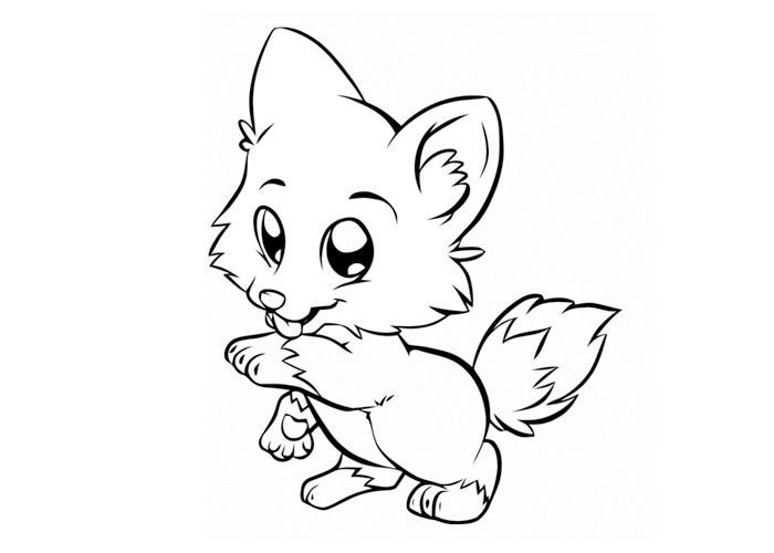 cartoon puppy coloring pages
