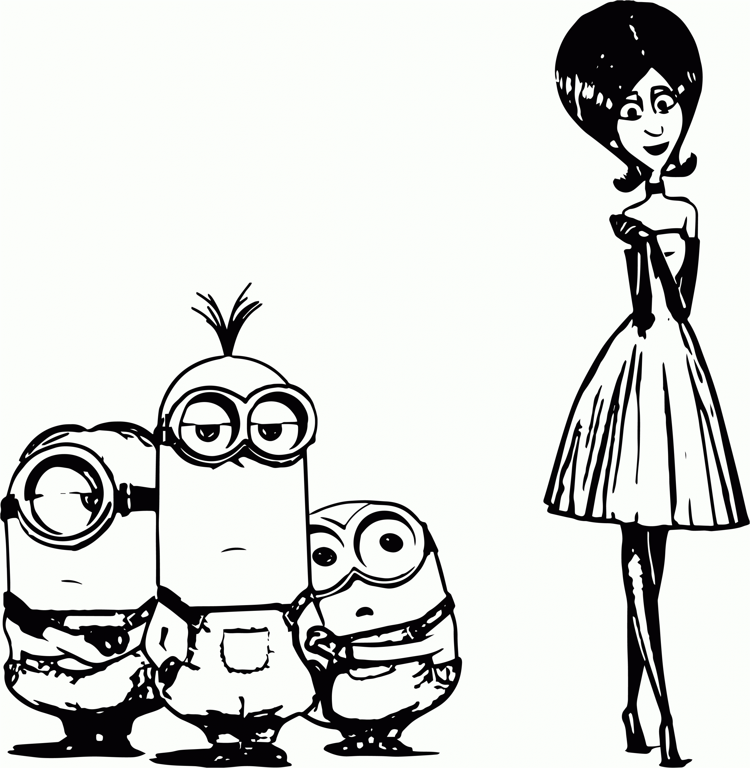 minions coloring pages bob