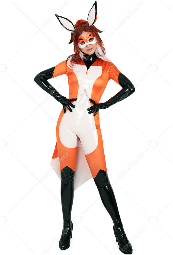 alya fox cosplay costume bodysuit inspired by rena rouge p