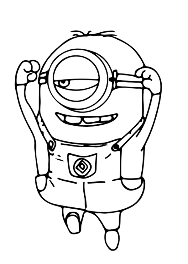 Dessins à imprimer Moi moche et méchant 1