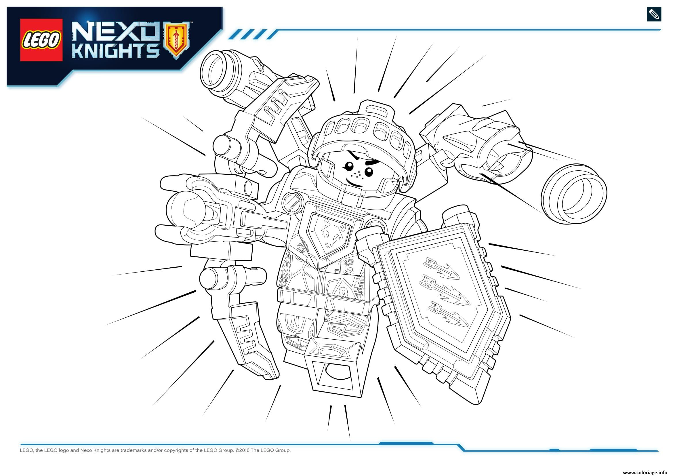 lego nexo knights ultimate knights 3 coloriage