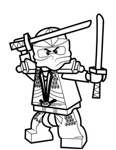 coloriage ninjago