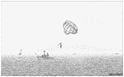 coloriage objet parachute ascensionnel sport parachutisme