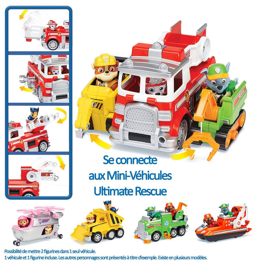 vehicule et figurine ultimate rescue patpatrouille vehicules a pat patrouille vehicule