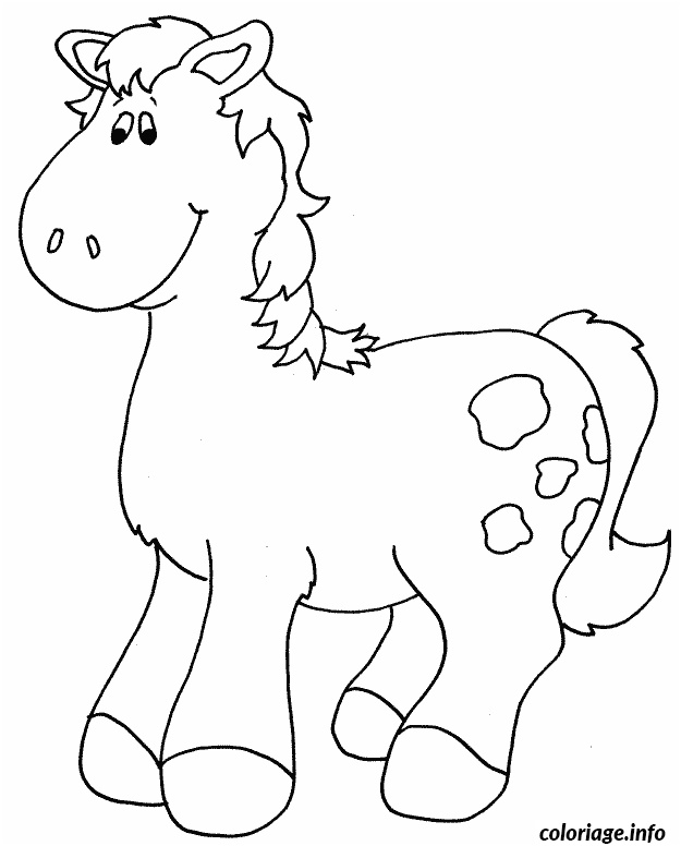 petit poney coloriage dessin