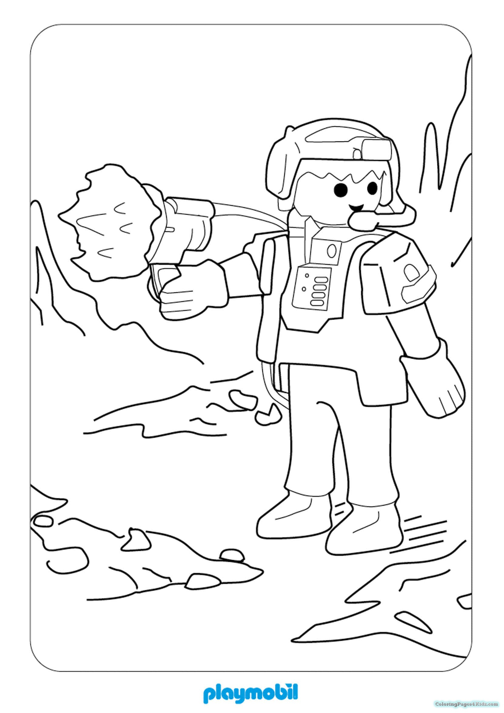 playmobil coloring pages 1017