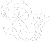 pokemon legendaire necrozma coloriage dessin