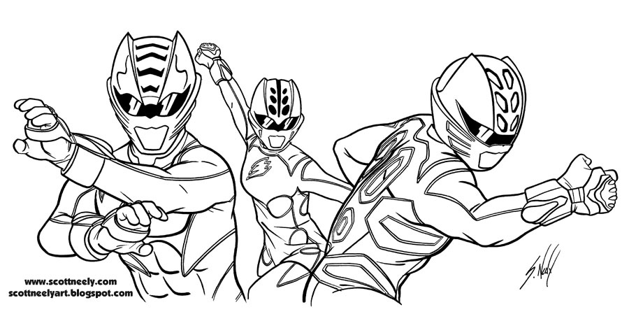 tag coloriage power rangers jungle fury