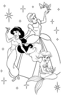desenhos para colorir princesas 24