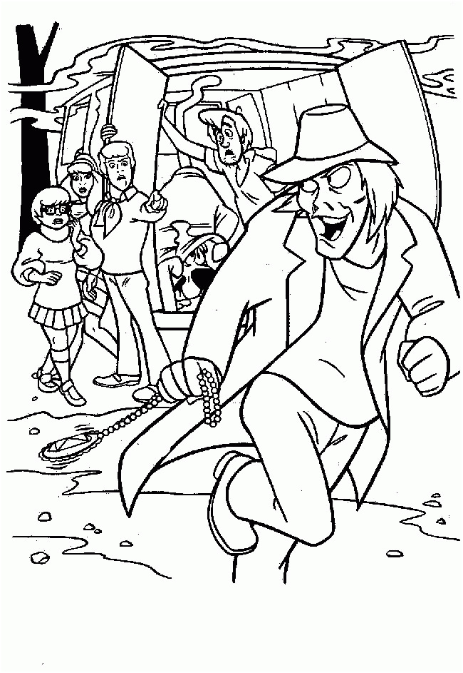 scooby doo coloring pages 9