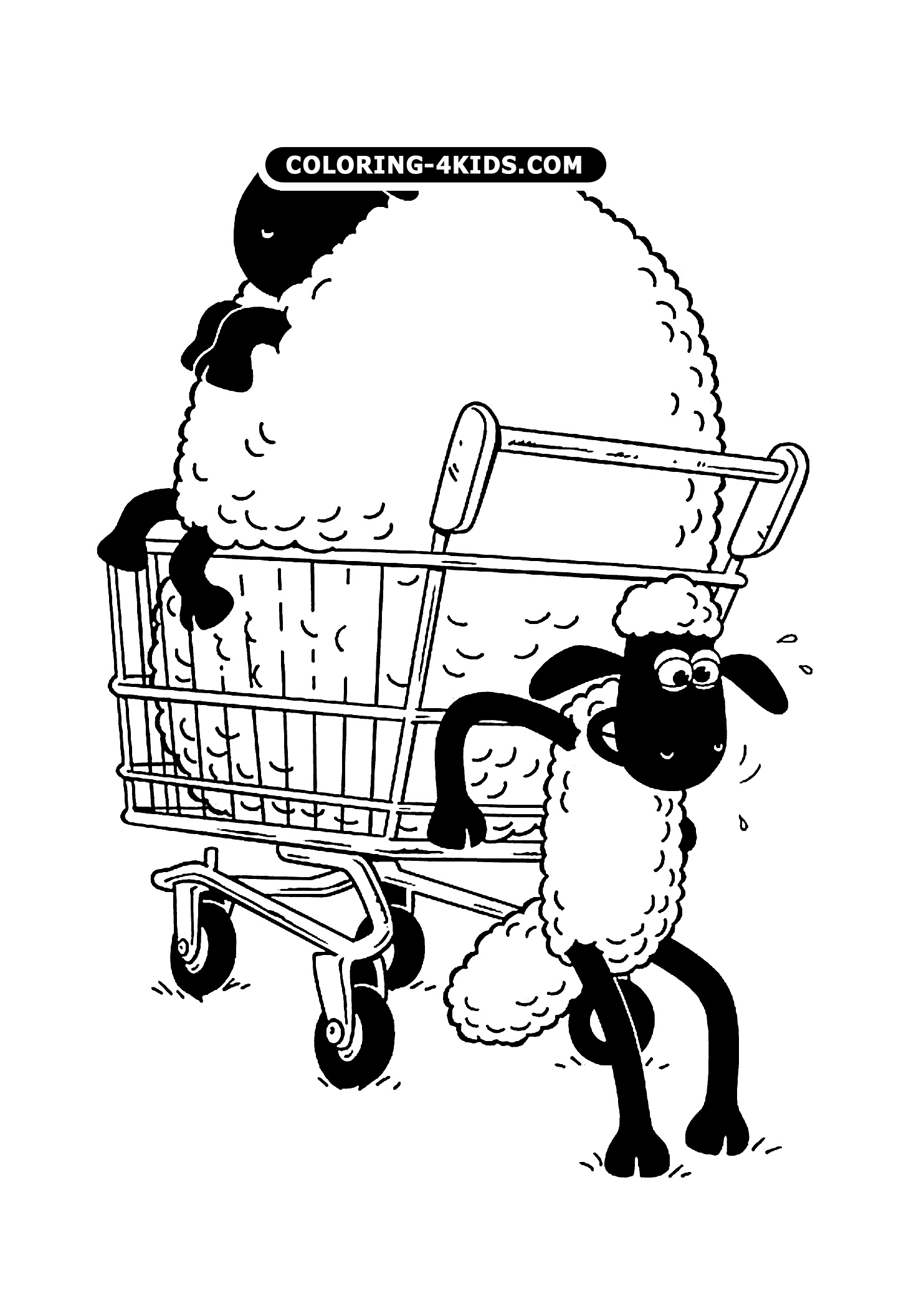 image=shaun le mouton coloriage shaun le mouton chariot 2