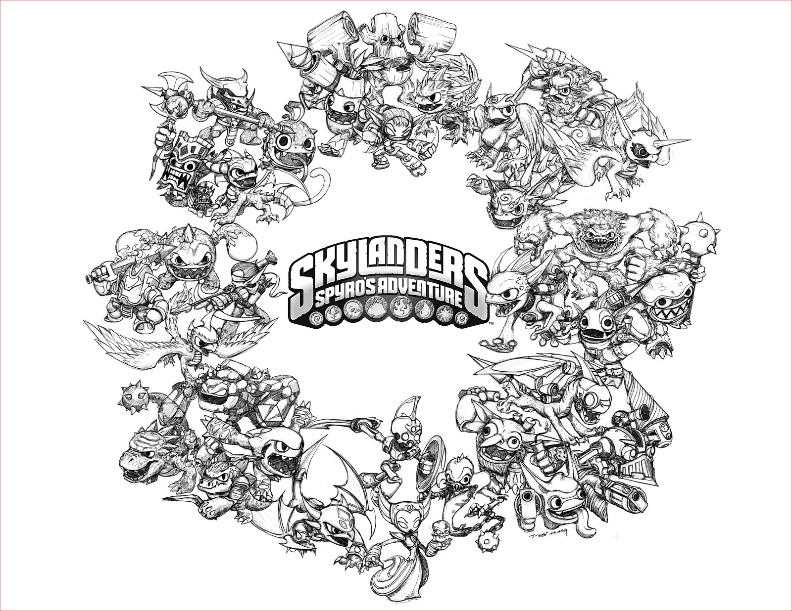 Coloriage Skylanders Nice Crabfu Blog Skylanders Speed Drawing & Coloring Pages