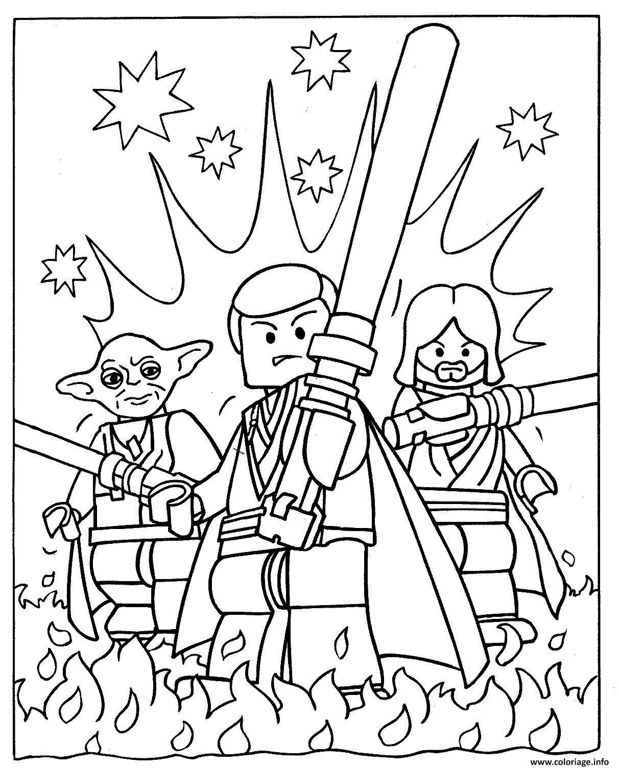 lego star wars 3 coloriage dessin