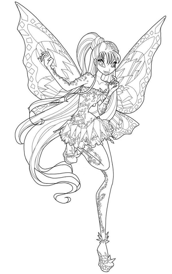 winx tynix coloring pages