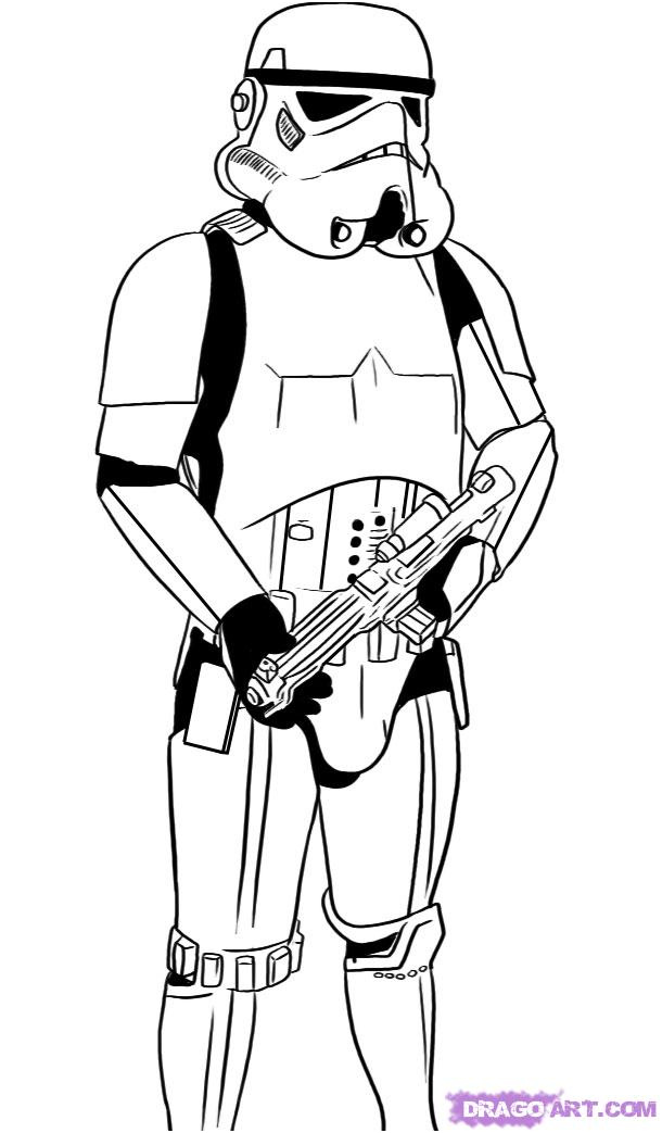 stormtrooper coloring pages