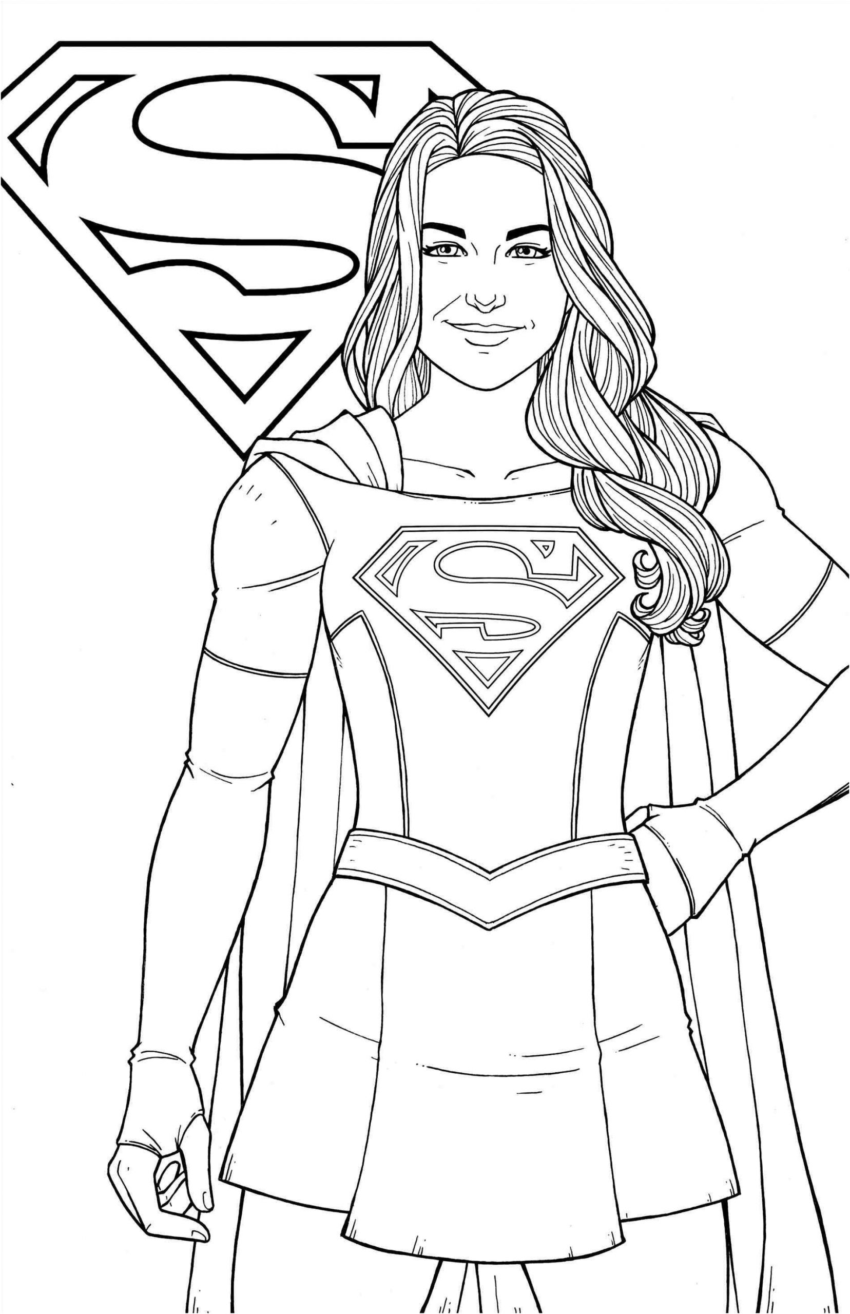9-divers-coloriage-supergirl-collection-coloriage