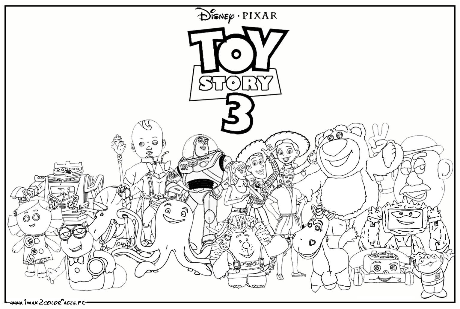 coloriage toy story 3