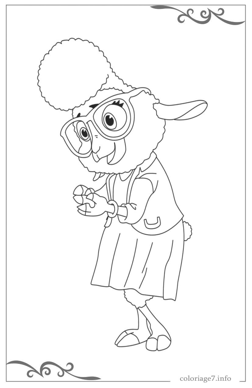 Zootopie coloriage 9