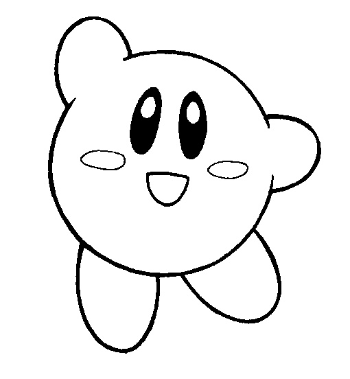 kirby coloring pages