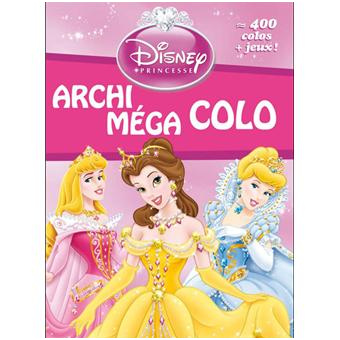 Disney Princesses Livres de coloriages Princesses Walt Disney