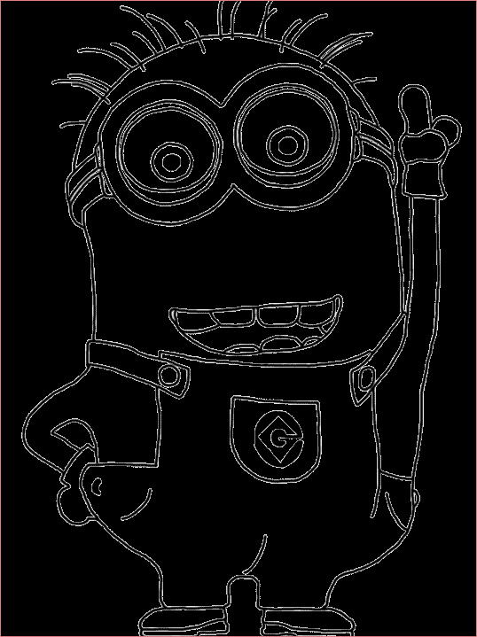 minion coloring pages 4886