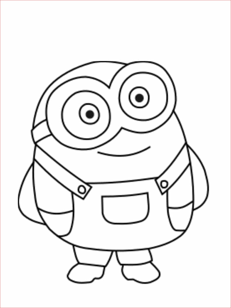 coloriage minion imprimer gratuitement