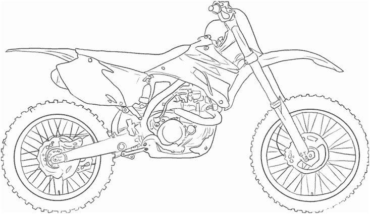 coloriage moto cross imprimer gratuit
