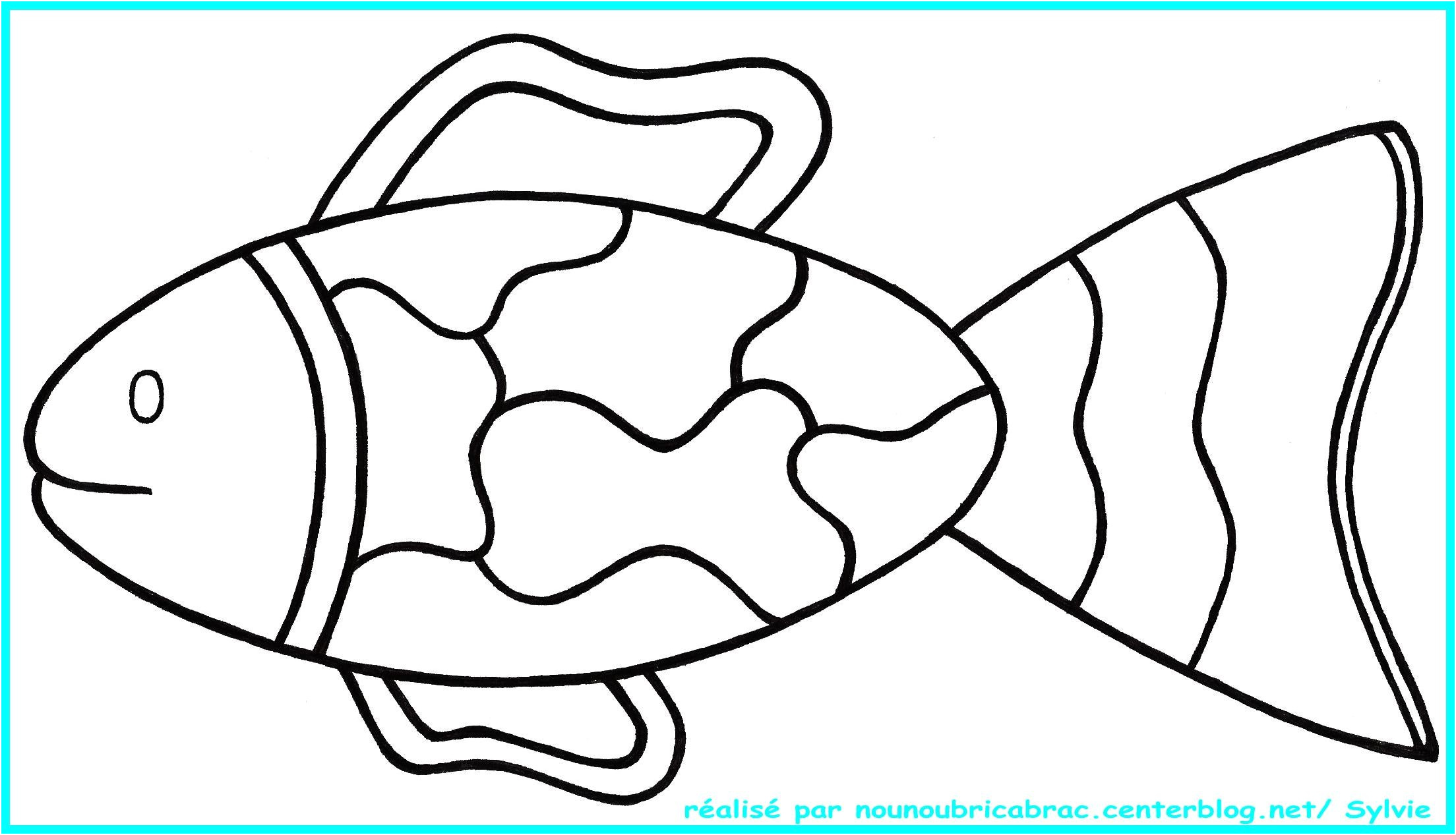 imprimer coloriage de poisson d avril