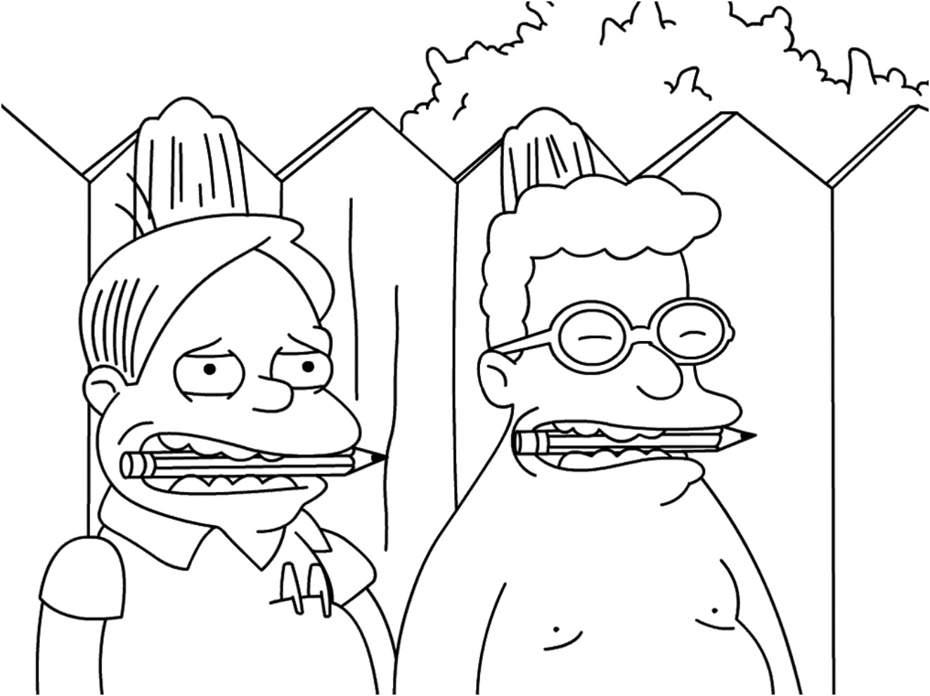 simpson coloriage a imprimer