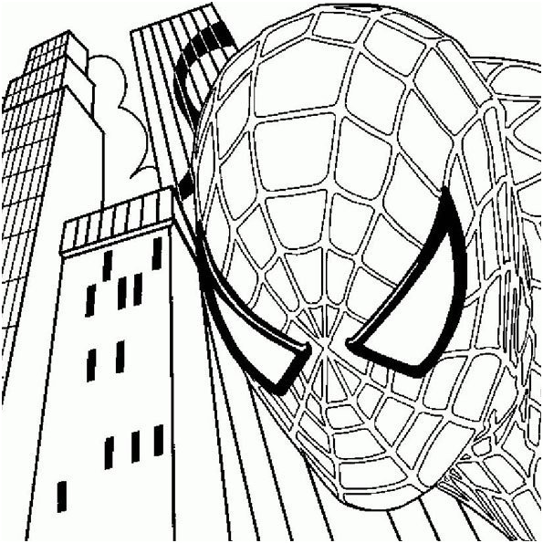 Coloriage Spiderman 12