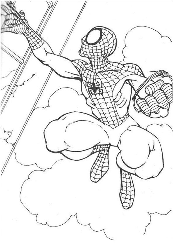 Coloriage Spiderman 1