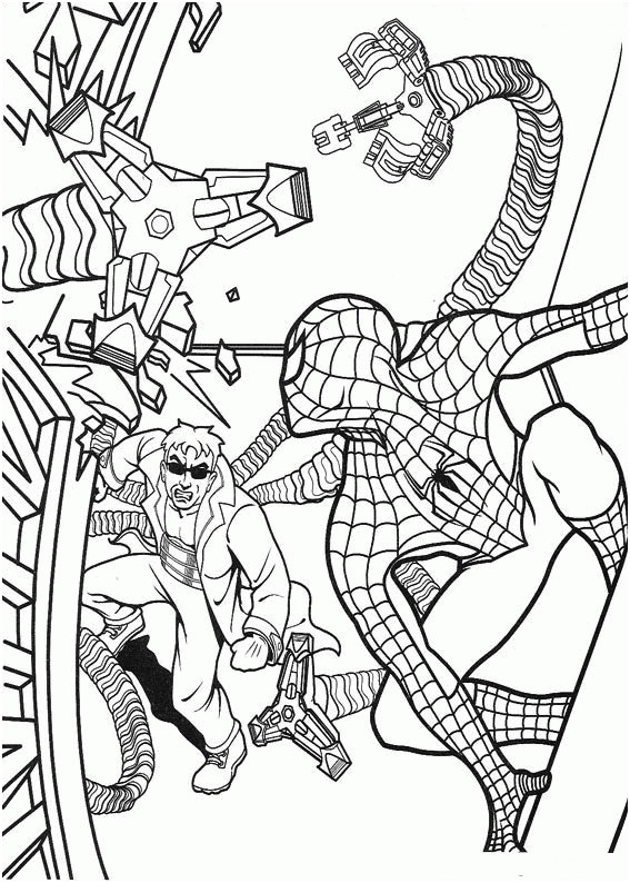 spiderman coloring pages 22