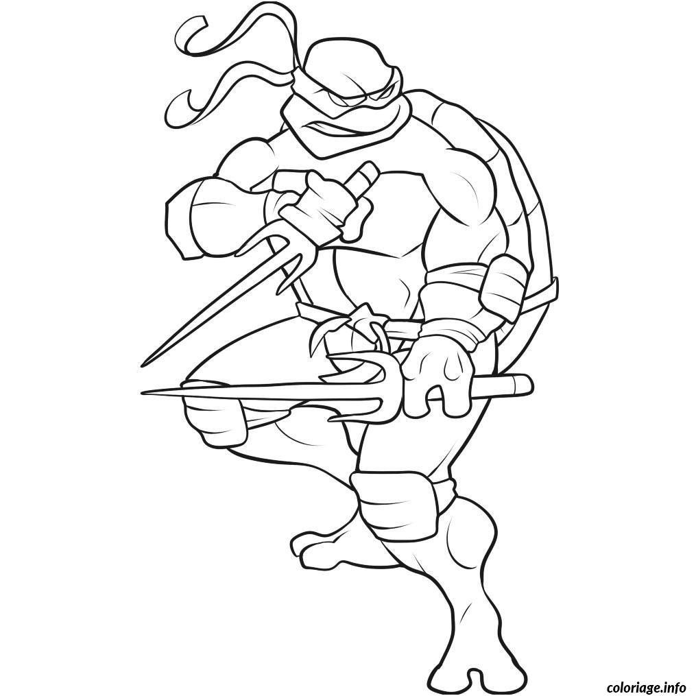 tortue ninja 122 coloriage dessin