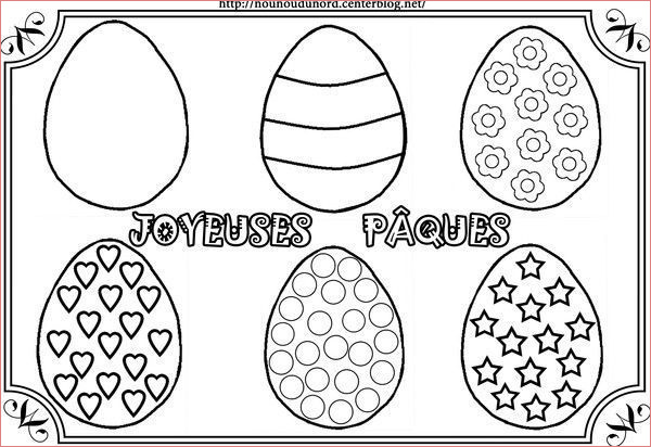 rub coloriage paques oeufs