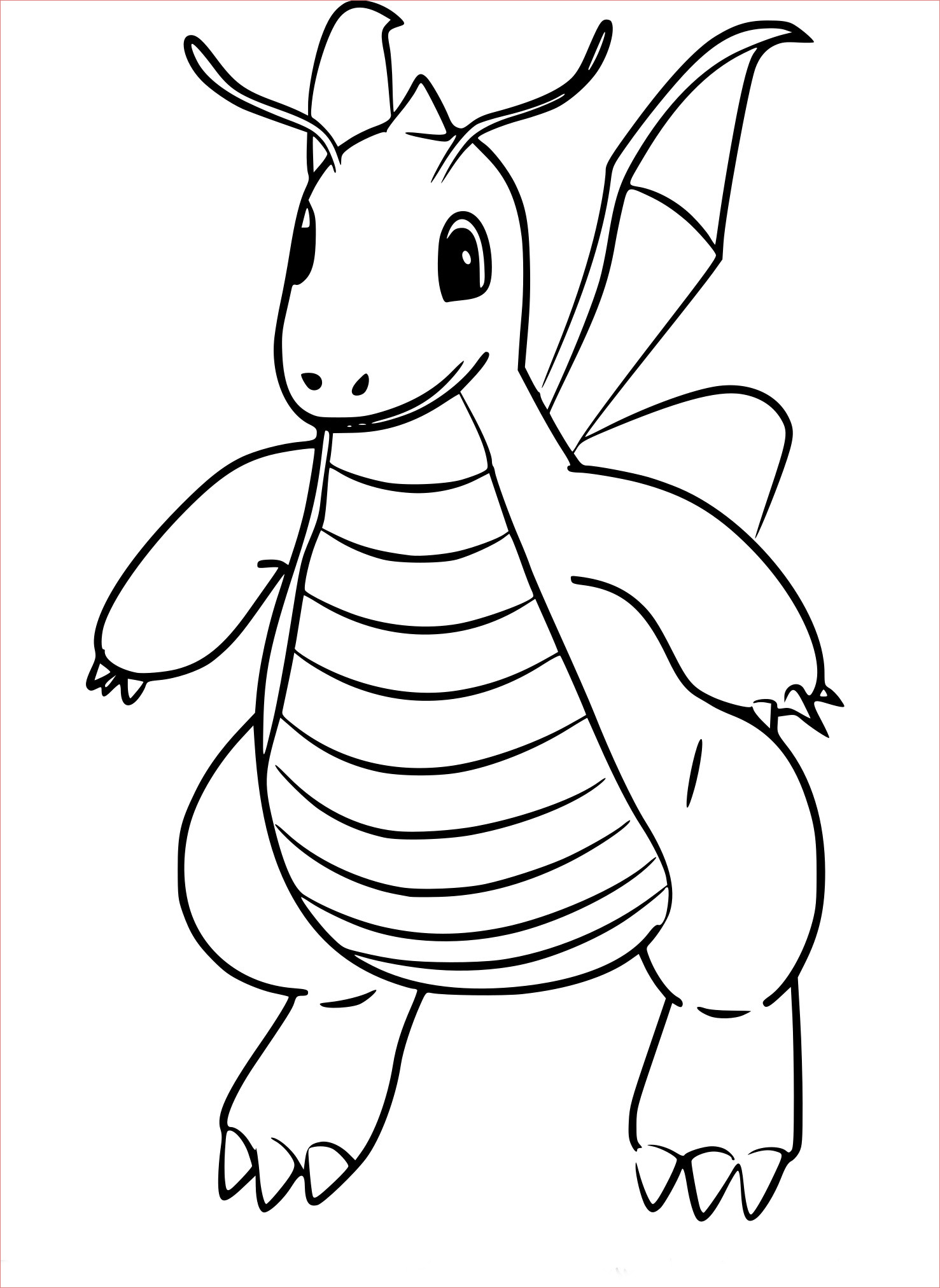 coloriage dracolosse pokemon go