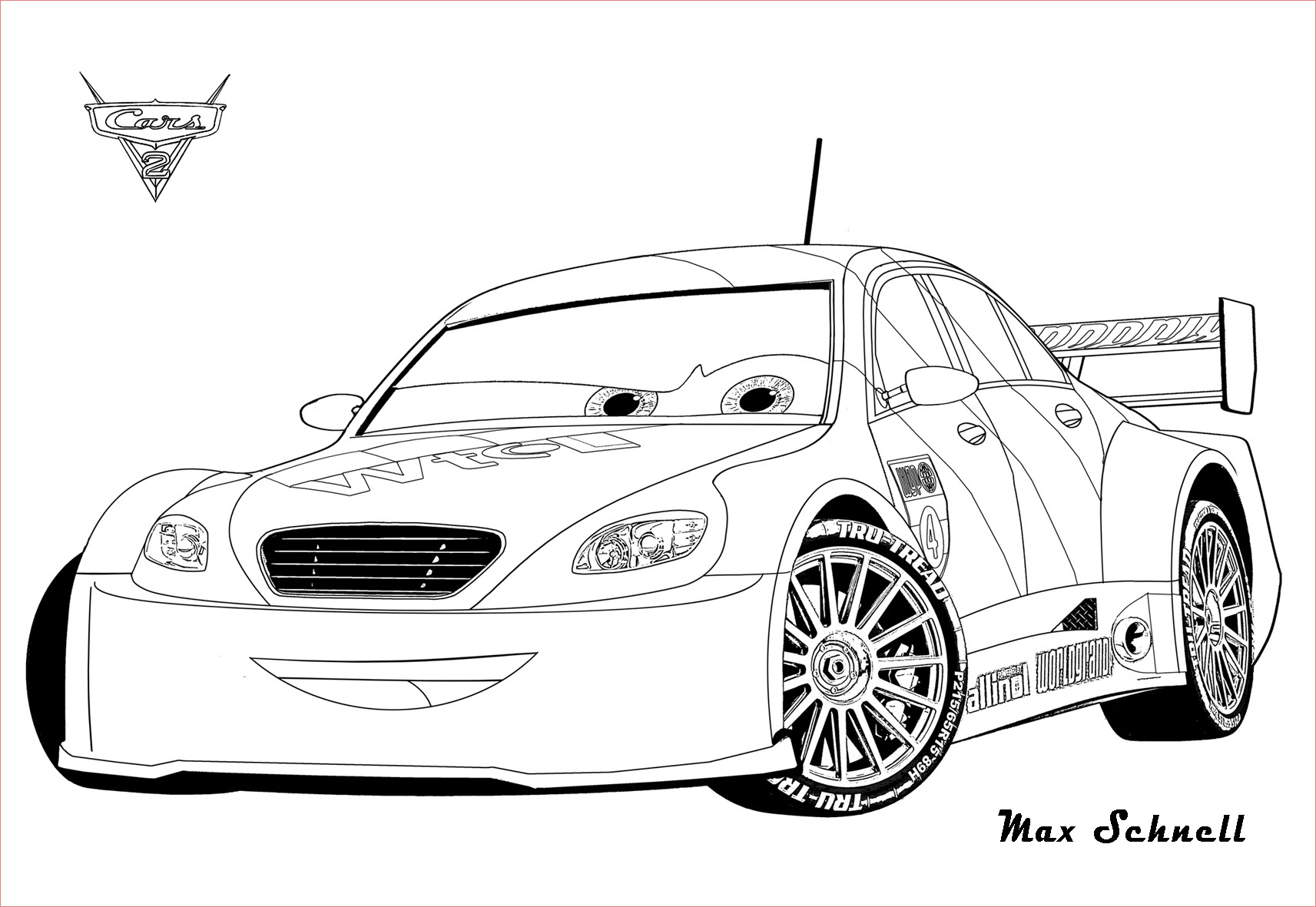 image=cars Coloring for kids cars 1